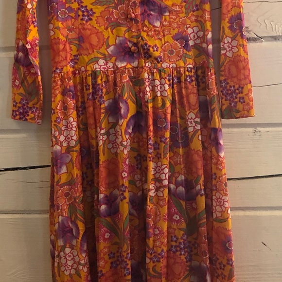 Vintage 1970’s hostess lounge Maxie dress - Picture 10 of 10